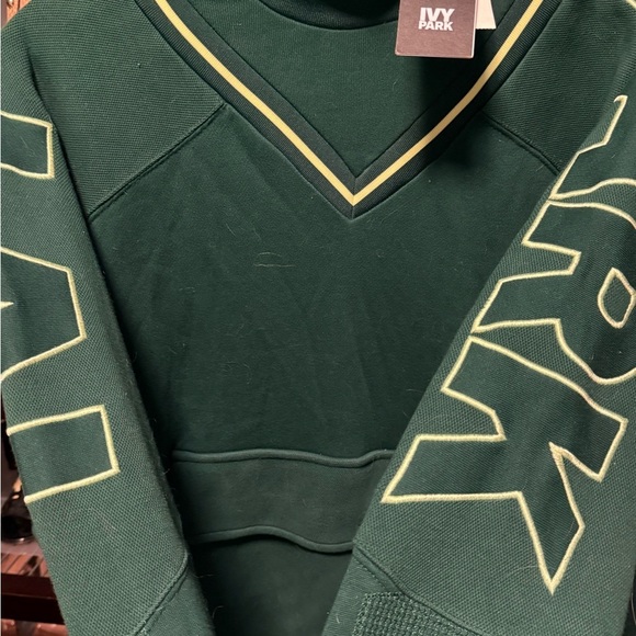NWT Ivy Park x Adidas Small Gender Neutral Green Sweatshirt! - Picture 10 of 10